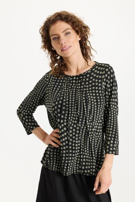 IN FRONT LUCETTE BLOUSE 16865 615 (Green 615)