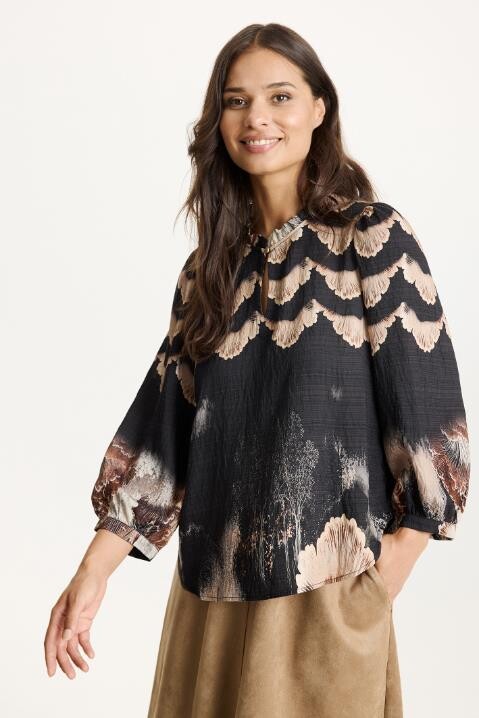 IN FRONT SIMONE BLOUSE 16827 999 (Black)