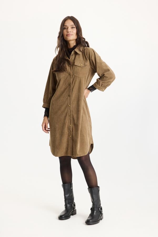 IN FRONT MALLERY DRESS 16804 821 (Light Brown 821)