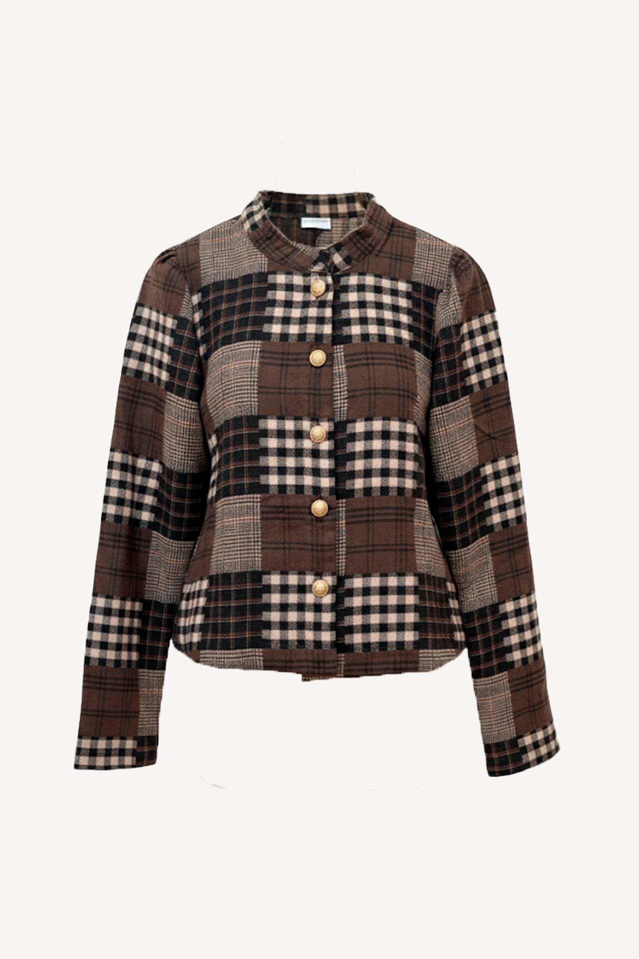 IN FRONT IRENE JACKET 16818 801 (Brown 801)