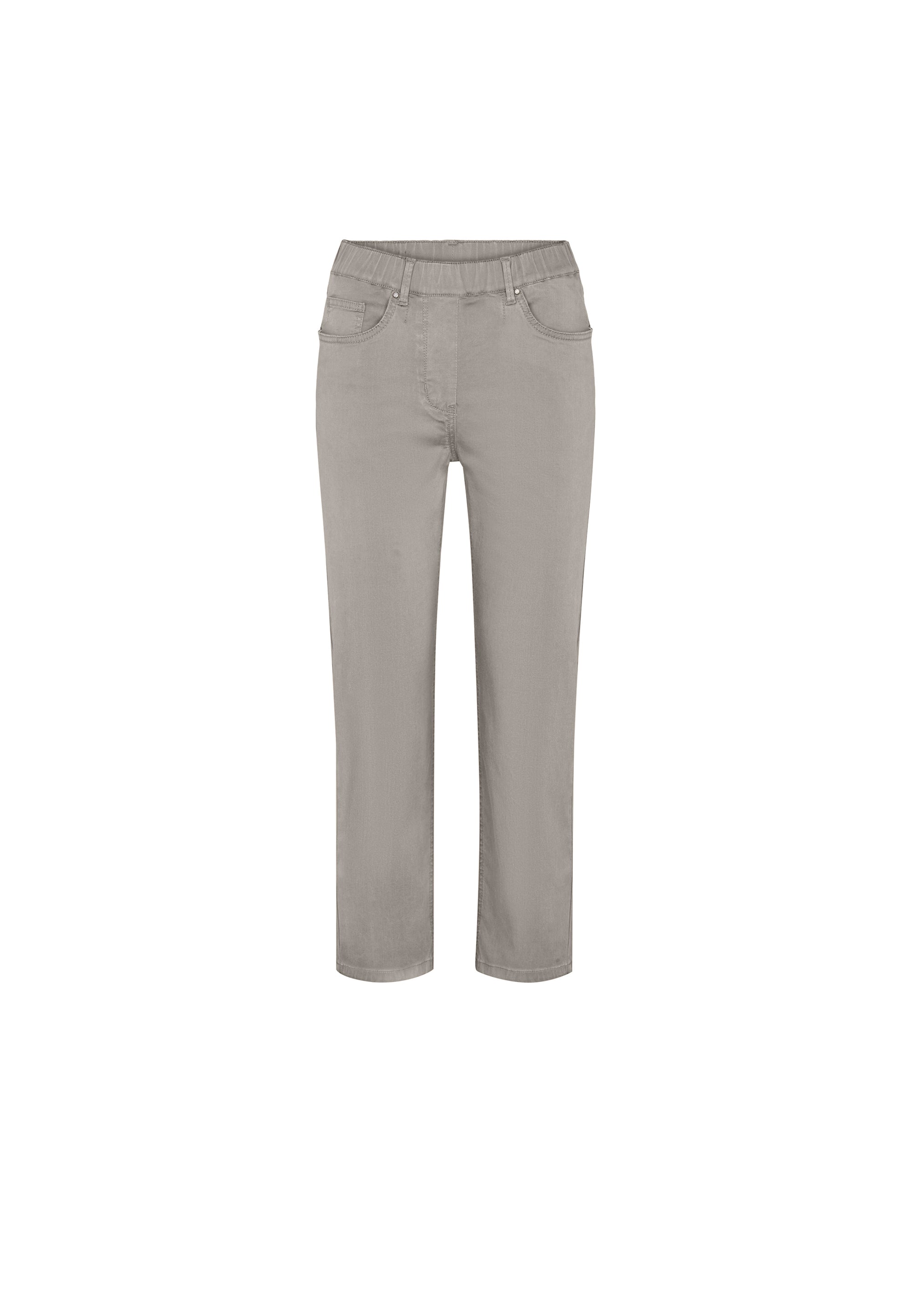 LAURIE Damen vegan Hose Helen Straight Crop Grey Sand