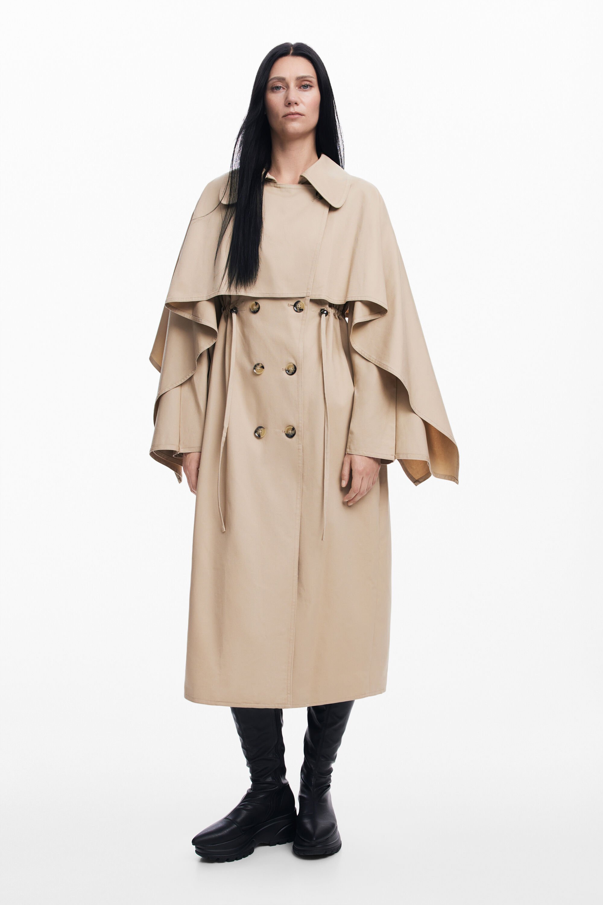 Desigual Trenchcoat metrepierre - BROWN