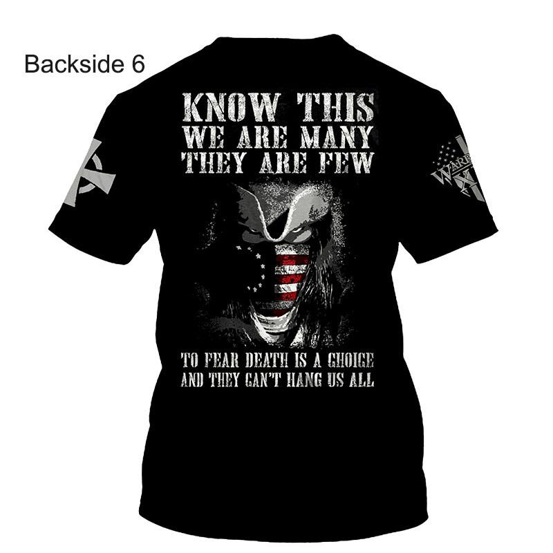 ETST 07 Crusader Tempeliers 3D Harajuku Print Knappe Retro Smaak Mode Persoonlijkheid Straat mannen Ronde Hals Korte Mouw T-shirt L