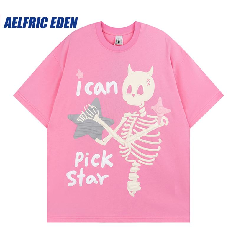 Nihao Aelfric Eden Pick Star Grafische Tee Y2K Streetwear Hip Hop Harajuku 2023 Heren Zomer Casual Katoenen T-shirt Korte Mouw Top Tees 4XL