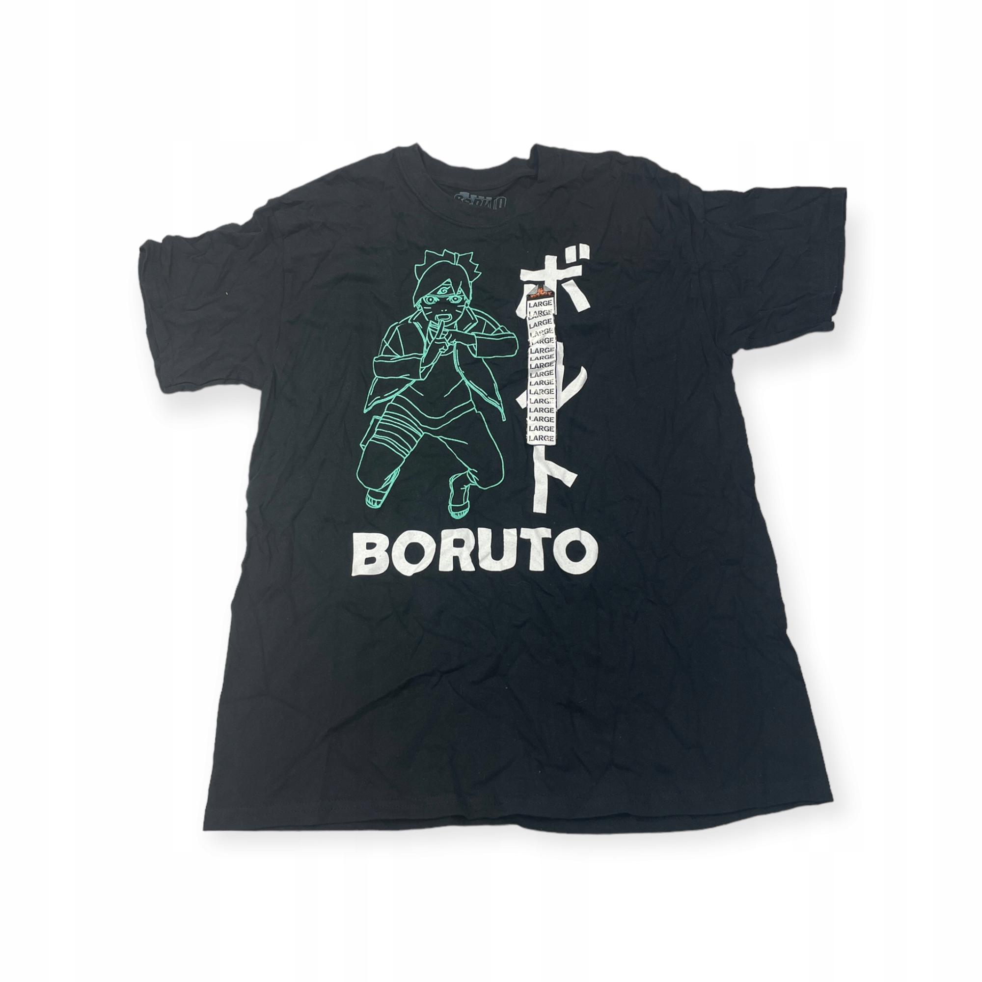 Outletup-clothes Koszulka T-shirt męski okrągły dekolt SPENCER'S BORUTO L