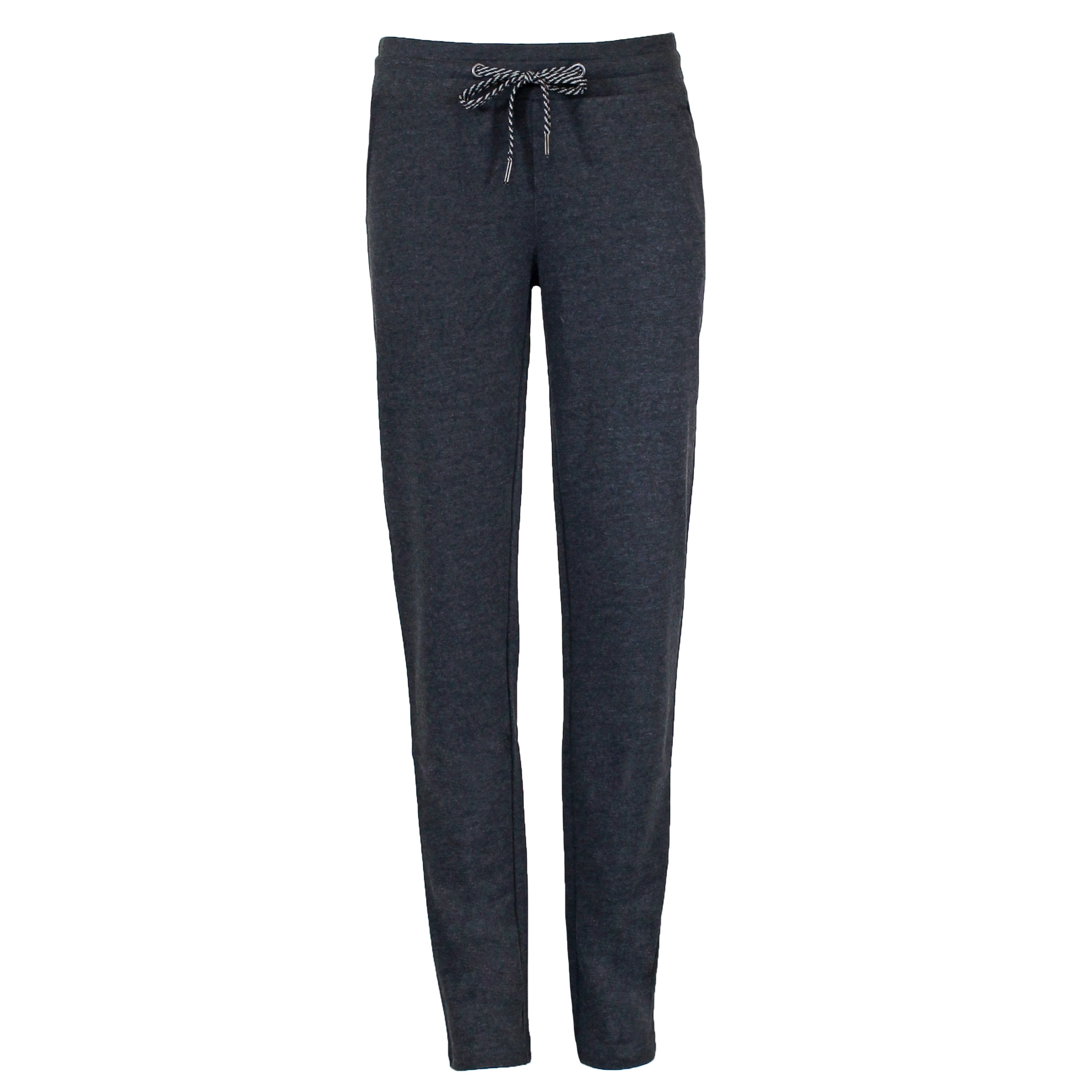Donnay Donnay Dames - Stretch Joggingbroek rechte pijp Nadia - Donkergrijs Gemêleerd
