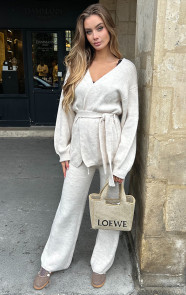 Jurkjes Gebreide Lounge Broek Ecru