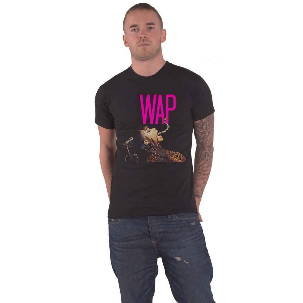 Pertemba FR - Apparel Cardi B Unisex volwassen WAP druipende slang T-shirt M zwart