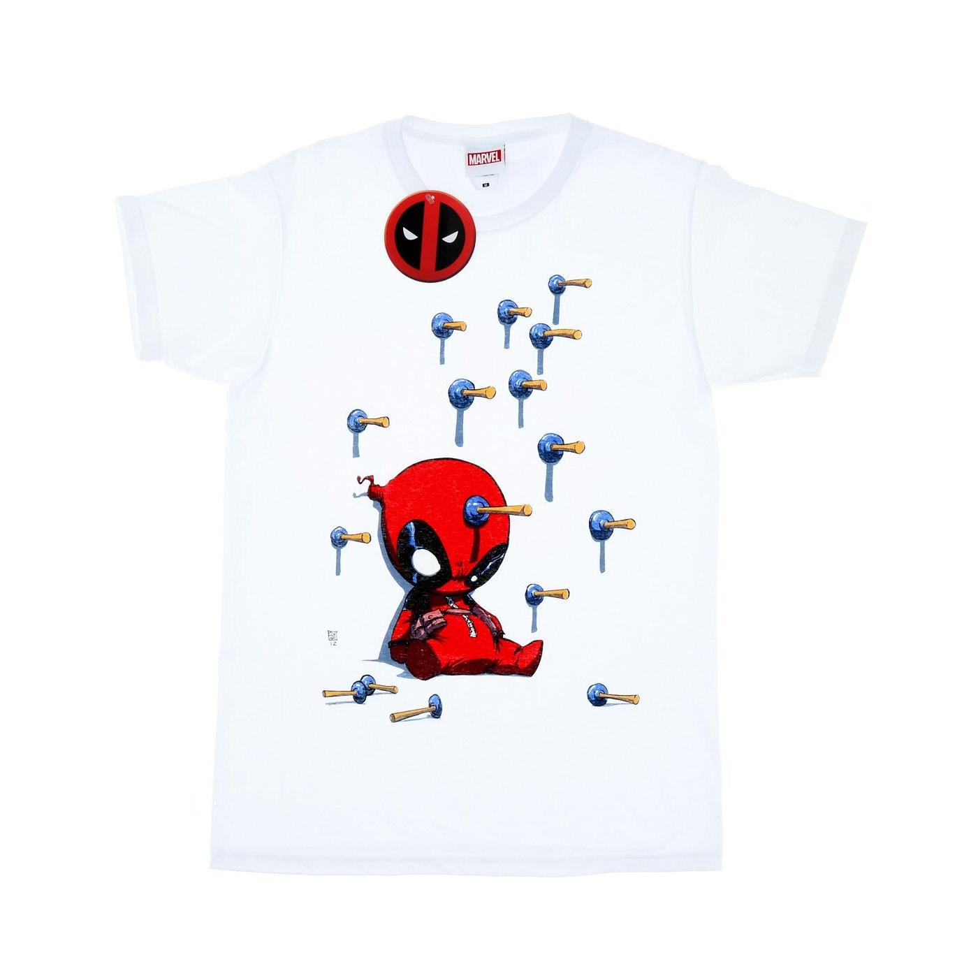 Marvel Deadpool Cartoon knock-out T-shirt voor heren M