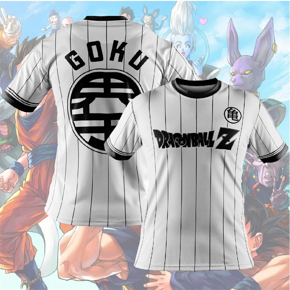 Baibao QIQI Kinderkleding Anime Dragon Ball Z T-shirt Goku Super Saiyan 3D Bedrukt Korte Mouw Harajuku Heren Tops Tees Jongens Meisjes Kleding XXS