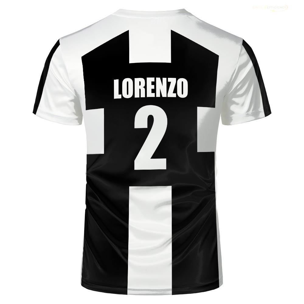 Xuhaijian02 2025 Zomer Vijf Persoon Patroon VL Replika Anime Uber Blue Lock Volledige Print Heren T-shirt Cosplay Voetbal Jersey Futsal Patroon Tee L