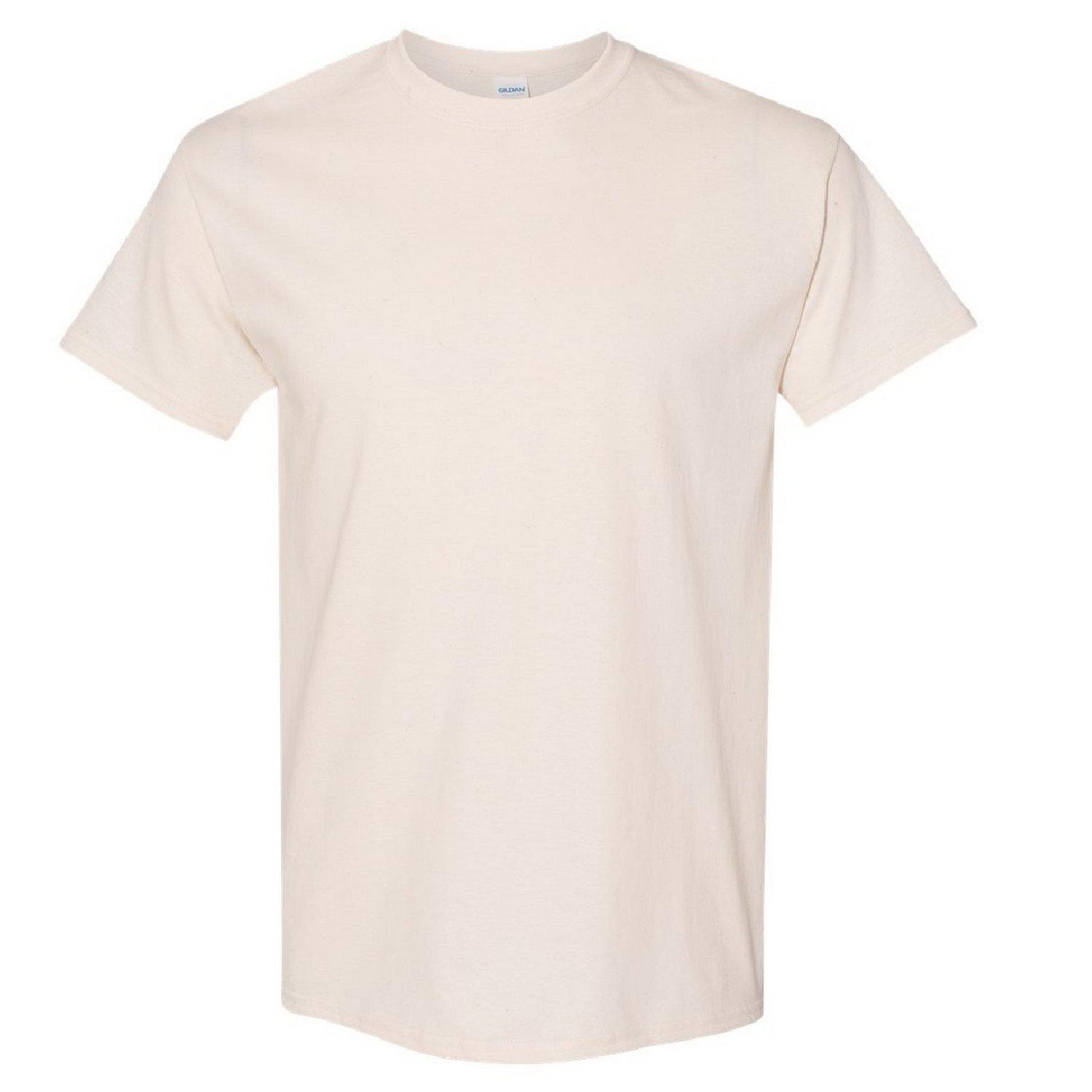 Gildan Heren T-shirt met korte mouwen van zwaar katoen (Pakket van 5) XL