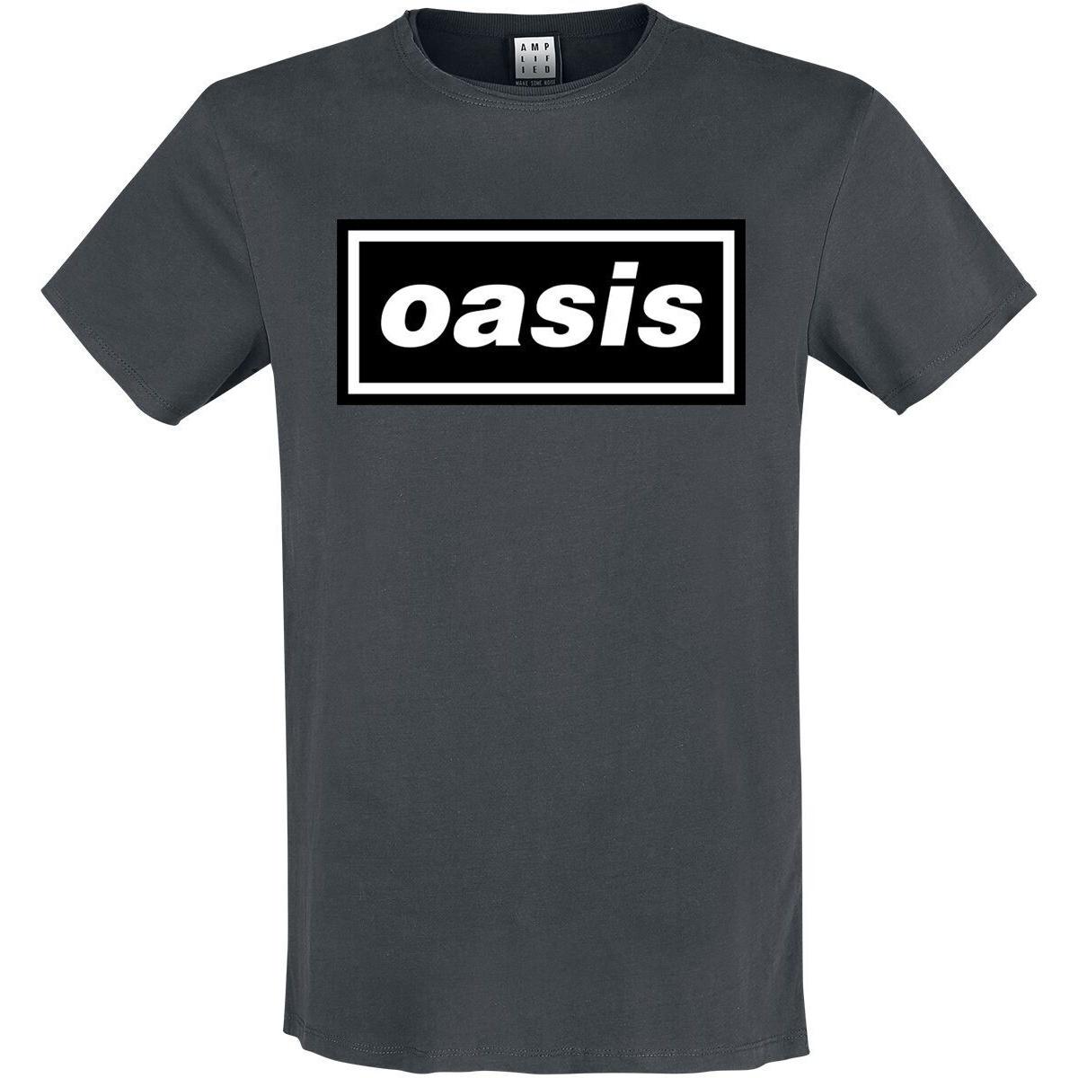 Amplified Versterkte herenlogo Oasis T-shirt XS