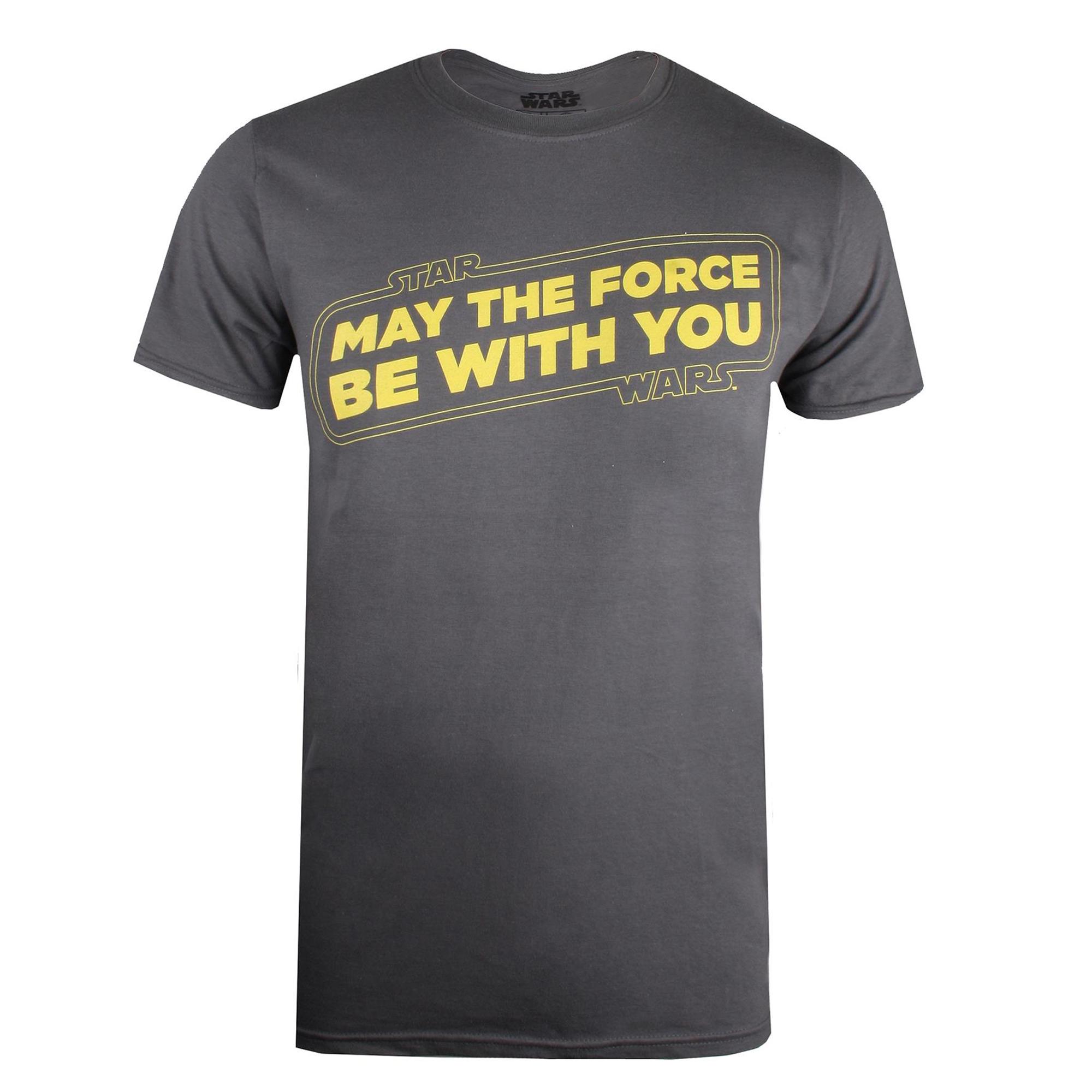 Star Wars Heren May The Force Be With You T-shirt XXL