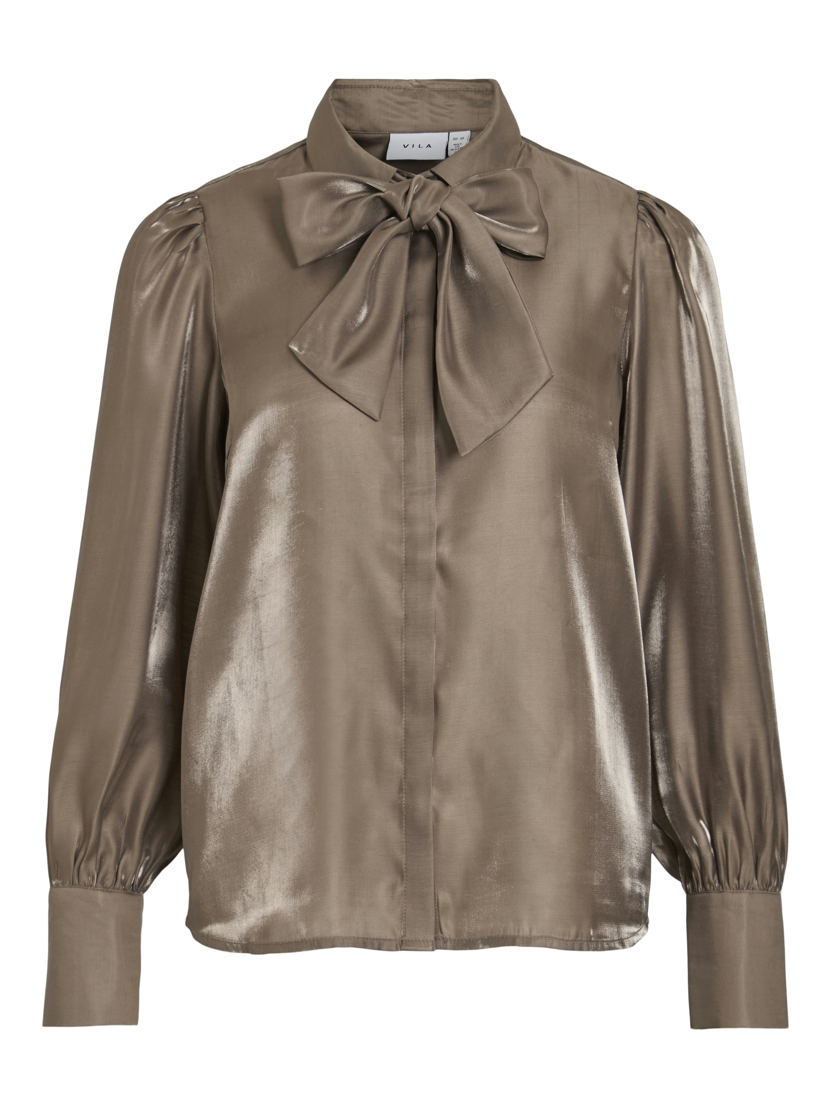 Vila viklarina new l/s bow shirt/r/1 14102516 falcon