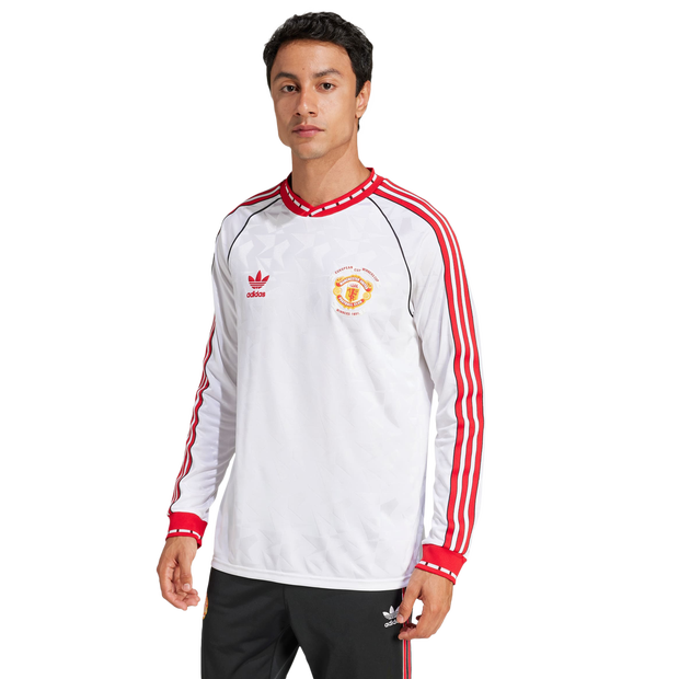 Adidas Manchester United Away Jersey 91, wit