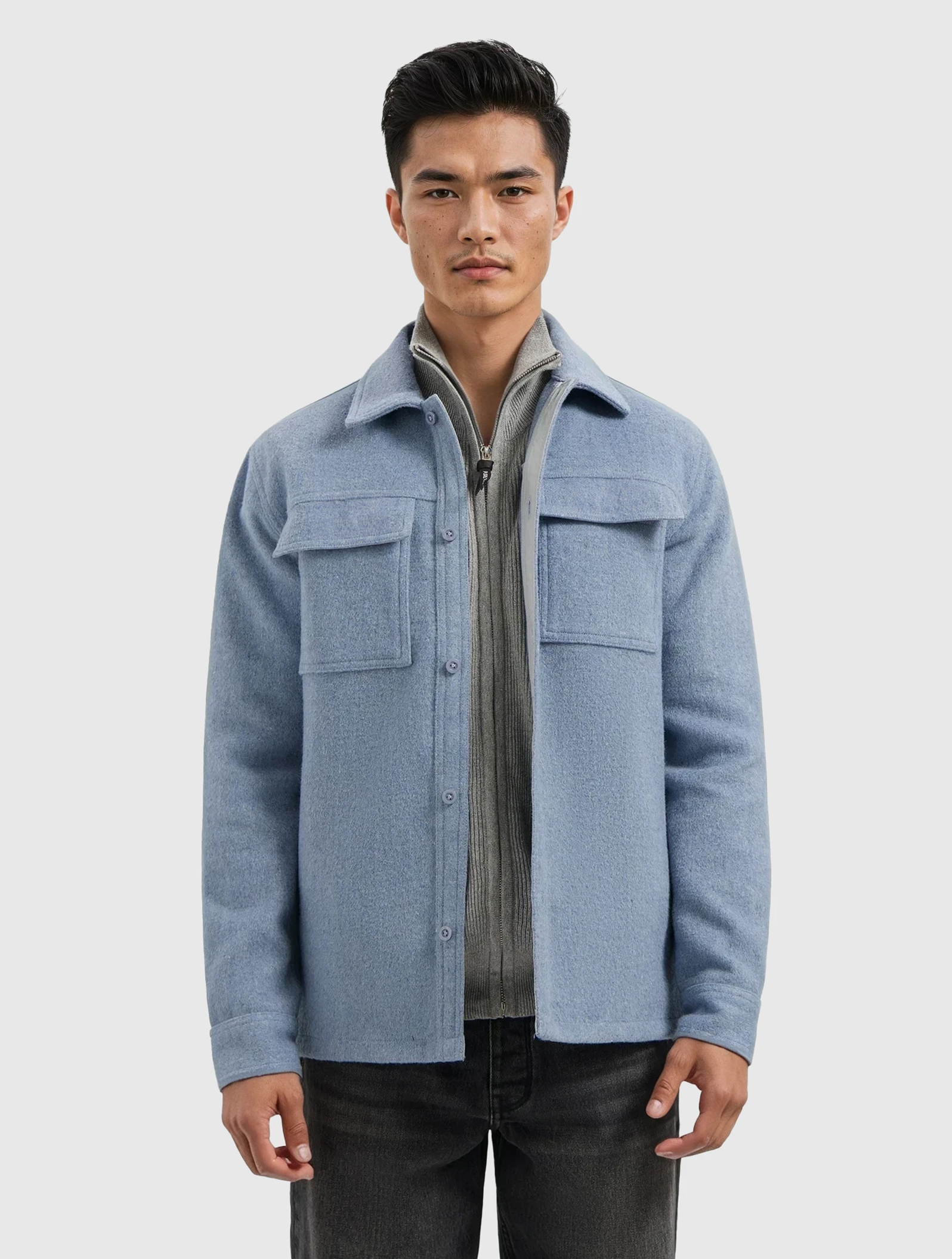 Pure Path Regular fit flannel overshirts