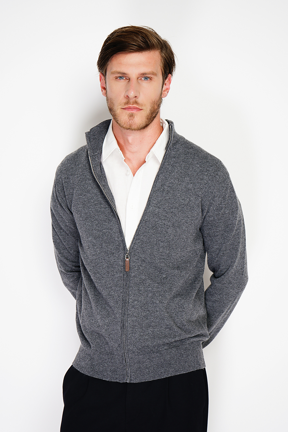 William de Faye Long-sleeved vest loup
