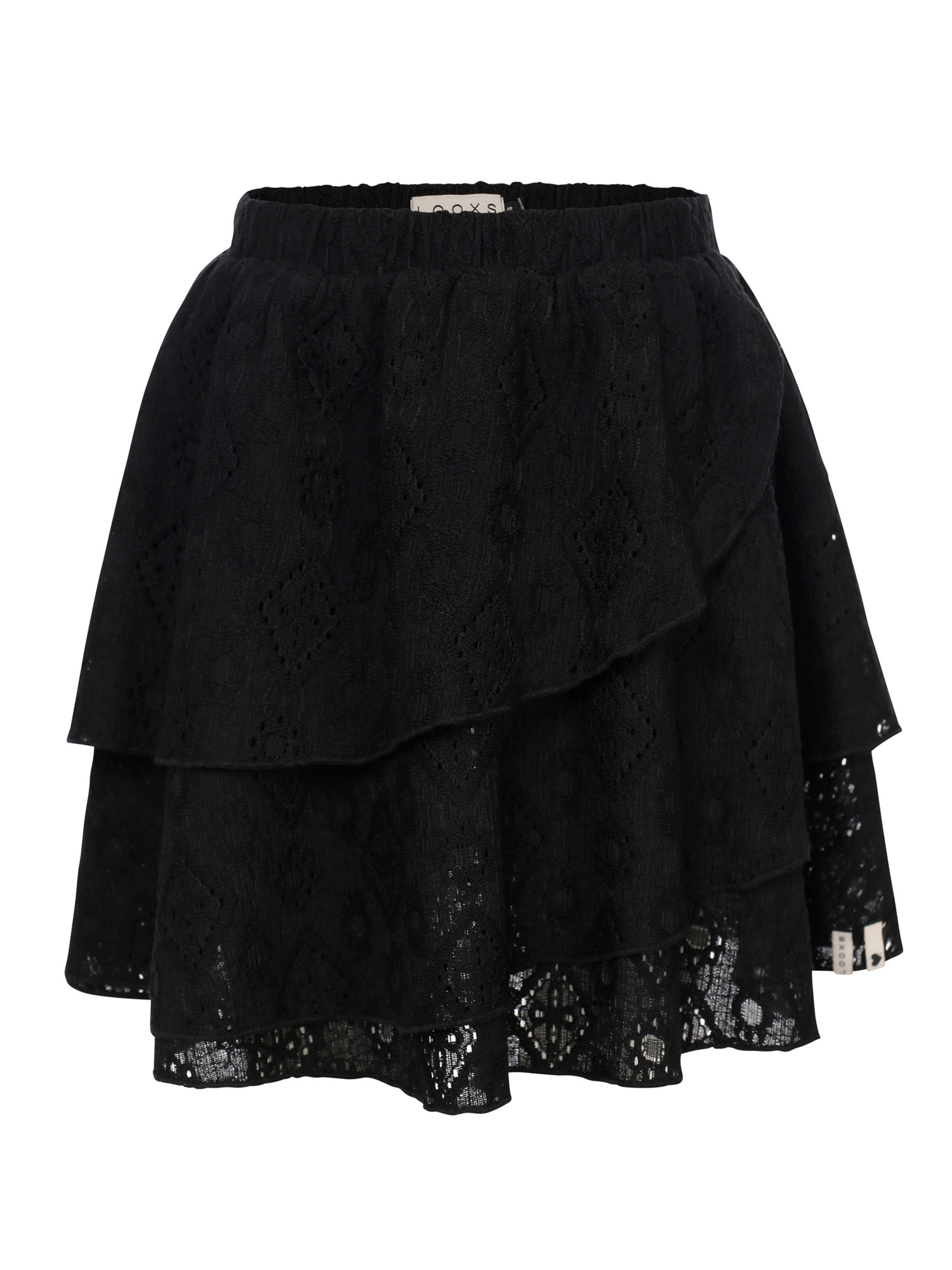 LOOXS Little winter lace rok meisjes - zwart