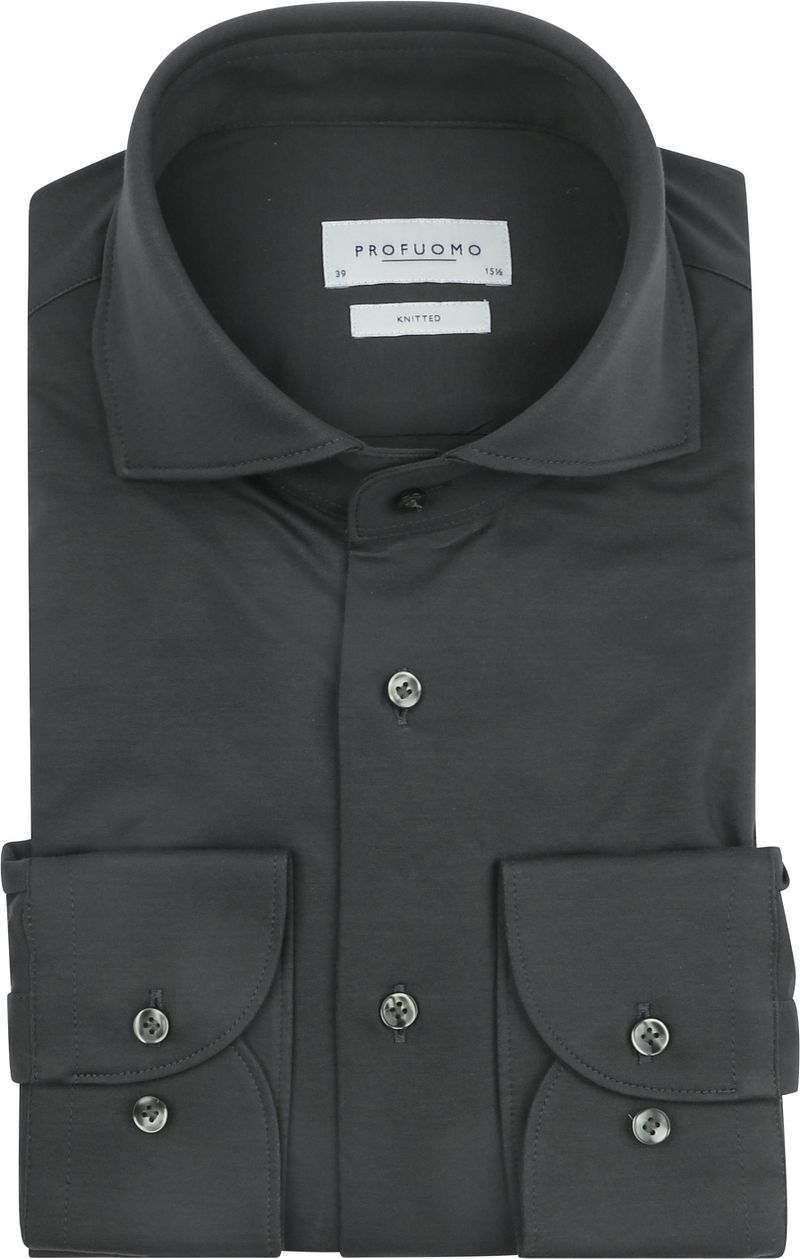 Profuomo Knitted Overhemd Donkergroen