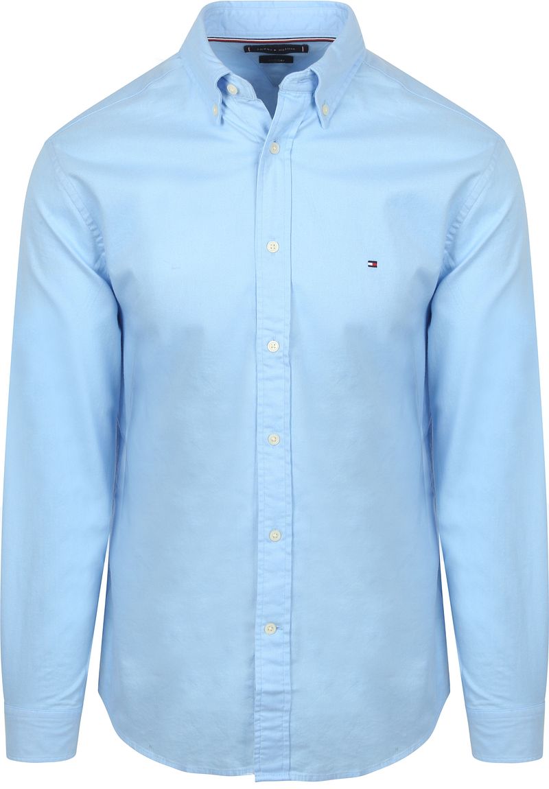 Tommy Hilfiger Flanel Overhemd Lichtblauw