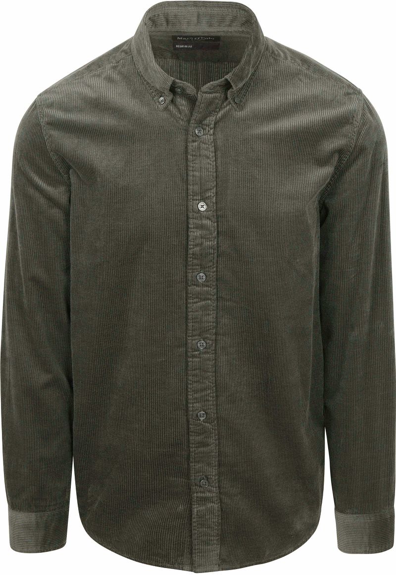 Marc O'Polo Overhemd Corduroy Mangrove