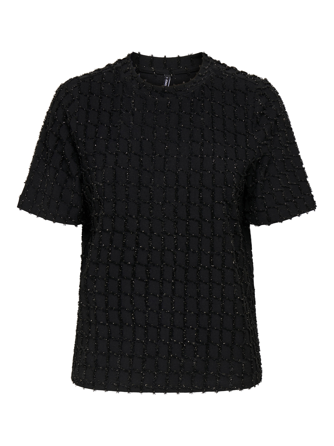 Only Onlines Life 2/4 O-neck Glitter Top: