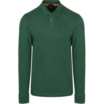Boss T-shirt  Passerby Polo Donkergroen