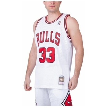 Mitchell And Ness T-shirt Korte Mouw  Chicago Bulls Nba Home
