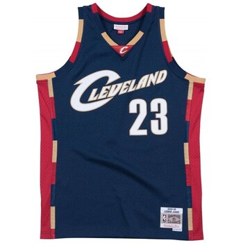 Mitchell And Ness T-shirt Korte Mouw  Cleveland Cavaliers Lebron James Nba 0809