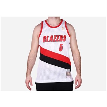 Mitchell And Ness T-shirt Korte Mouw  SMJY3140PTB96JONWHIT