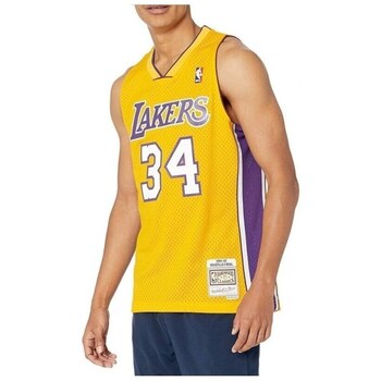 Mitchell And Ness T-shirt Korte Mouw  Los Angeles Lakers Nba Swingman Home Jersey