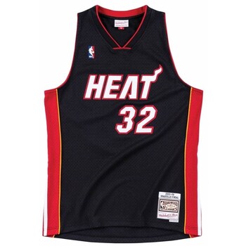 Mitchell And Ness T-shirt Korte Mouw  Swingman Nba Miami Heat Shaquille Oneal