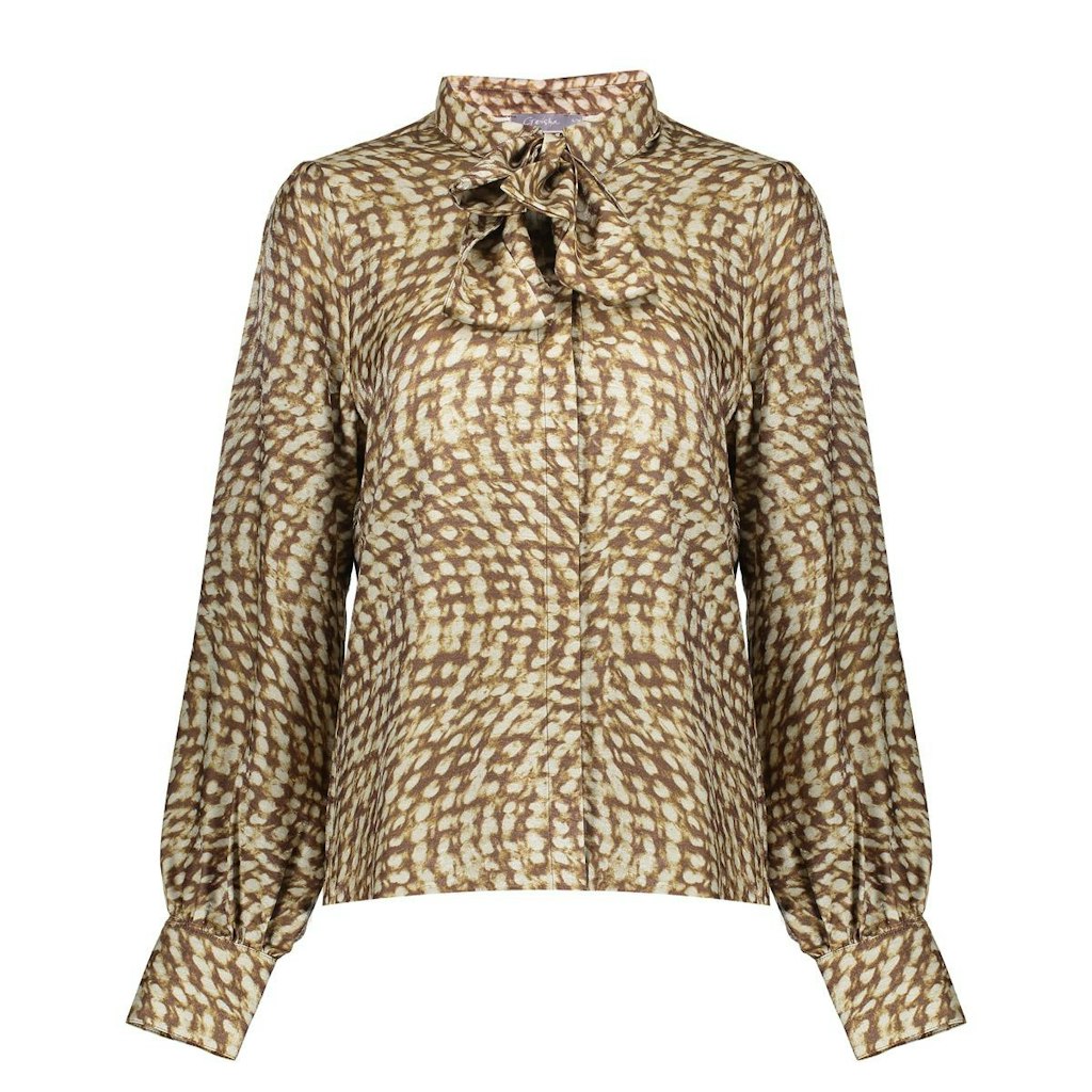 Geisha blouse 53903-20 775 brown/sand