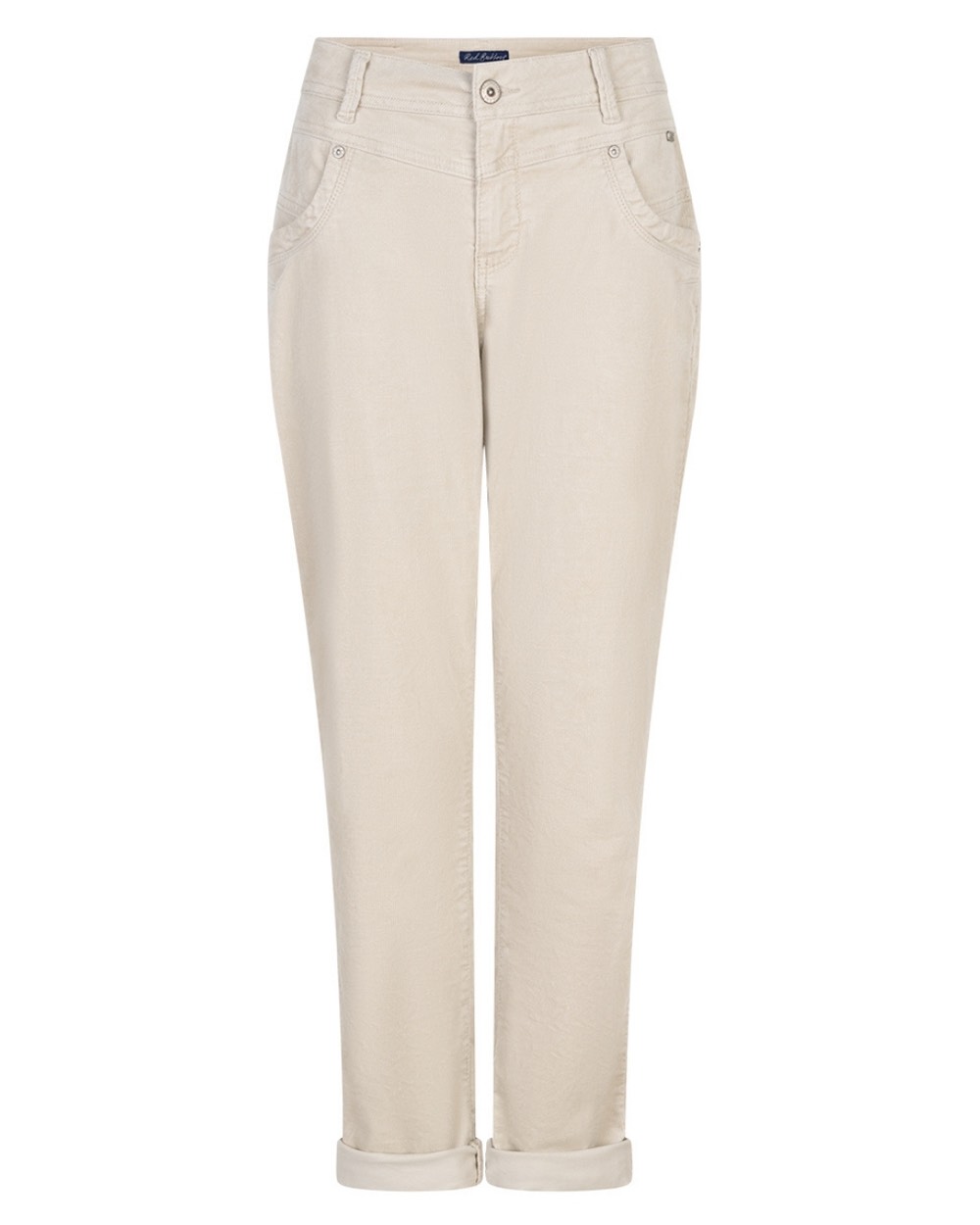 Red Button Relax corduroy zand