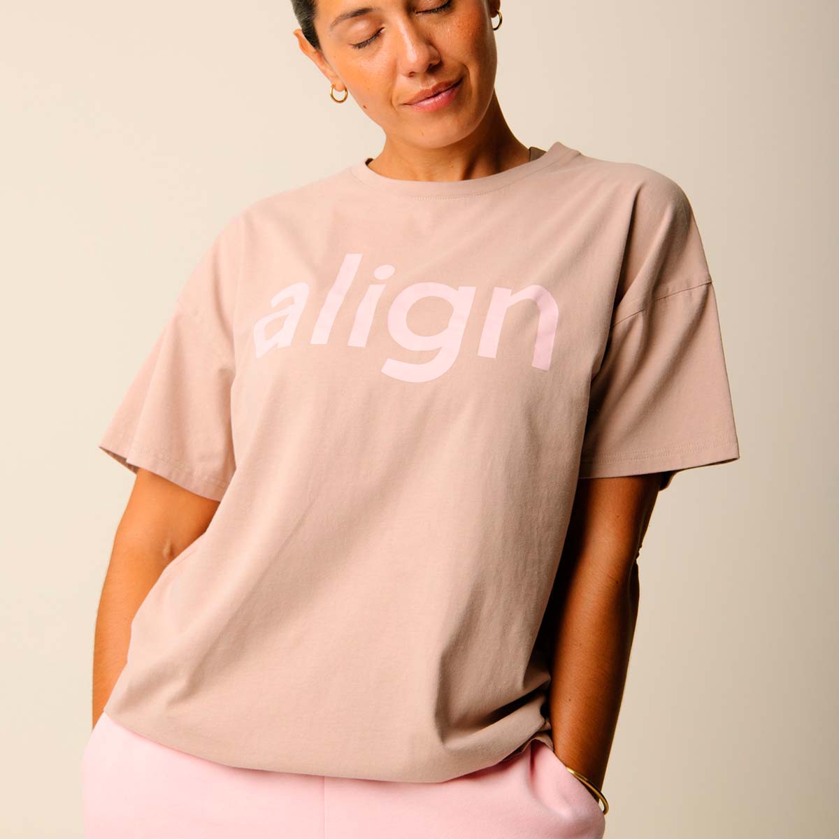 Copenhagen Cartel x Align by Blume t-shirt, bruin