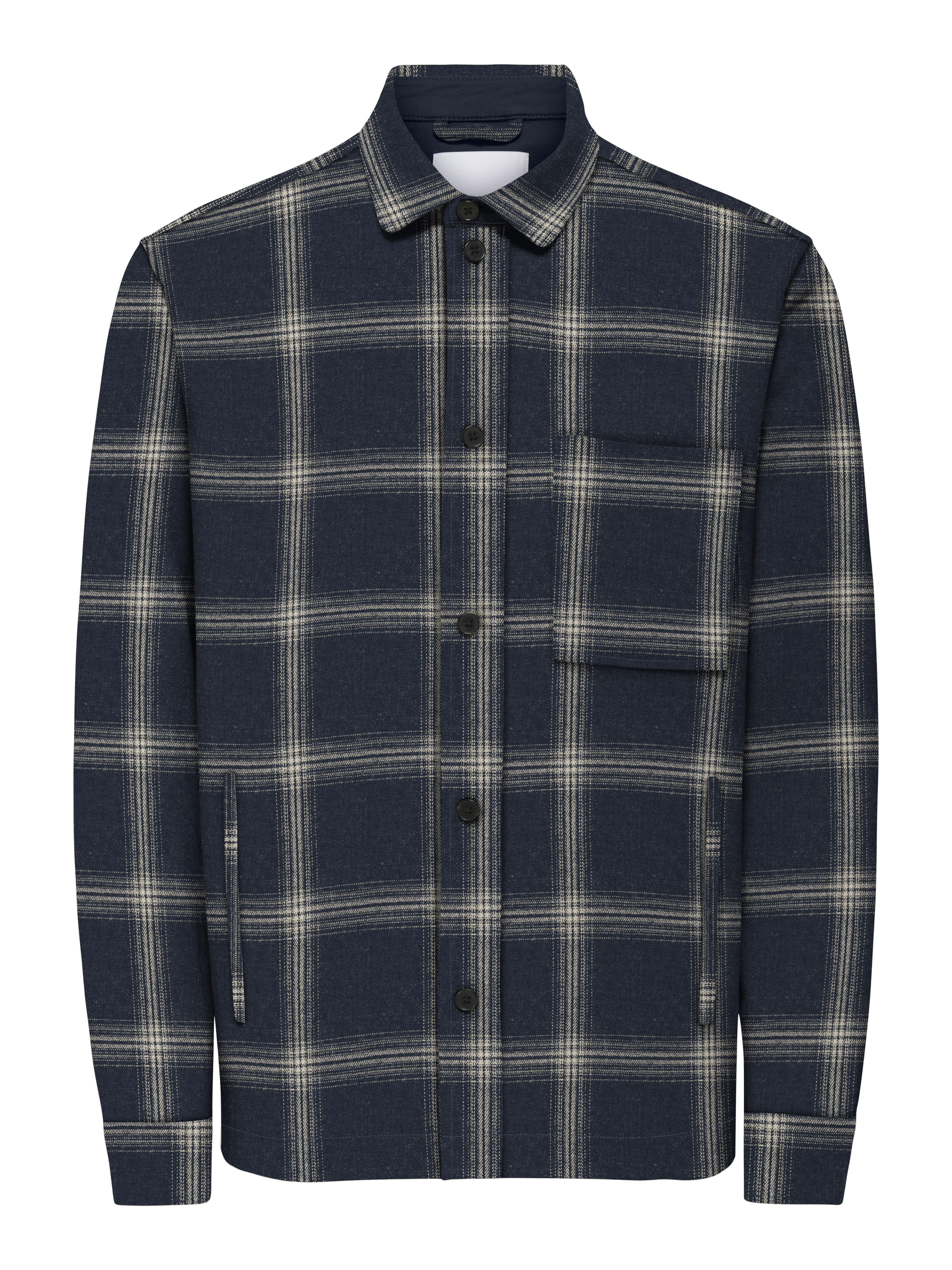 Only & Sons onsaiden checked twill shirt frml 22035467 dark sapphire