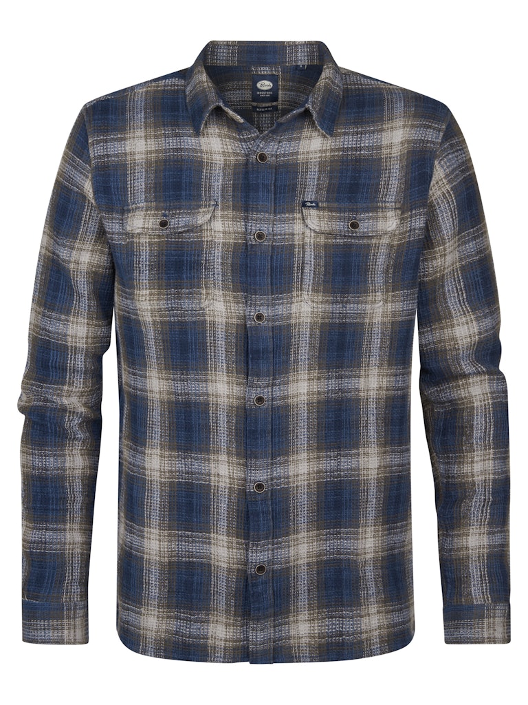 Petrol Industries Men shirt long sleeve check dessin