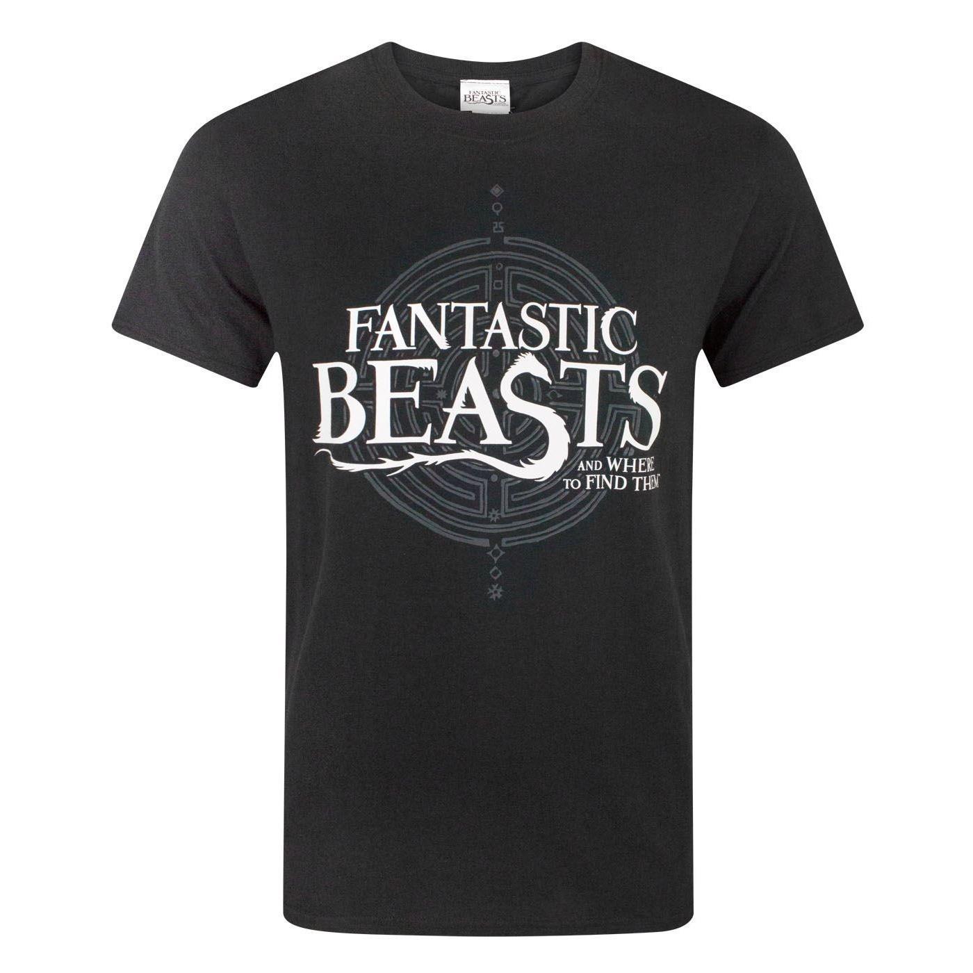 Fantastic Beasts And Where To Find Them Fantastische beesten en waar ze te vinden Heren T-shirt met logo XL