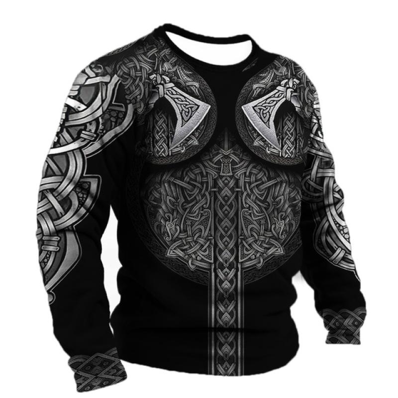 ETST WENDY Vintage Lange Mouwen T-shirt Mannen Casual T-shirts 3d Print Harajuku Tops 2022 Creatieve Persoonlijkheid Shirt Oversized Mannelijke Kleding XL
