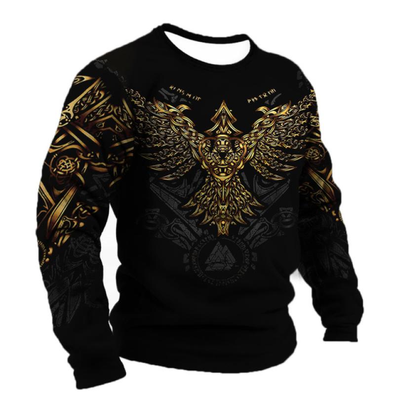 ETST WENDY Vintage Lange Mouwen T-shirt Mannen Casual T-shirts 3d Print Harajuku Tops 2022 Creatieve Persoonlijkheid Shirt Oversized Mannelijke Kleding 6XL