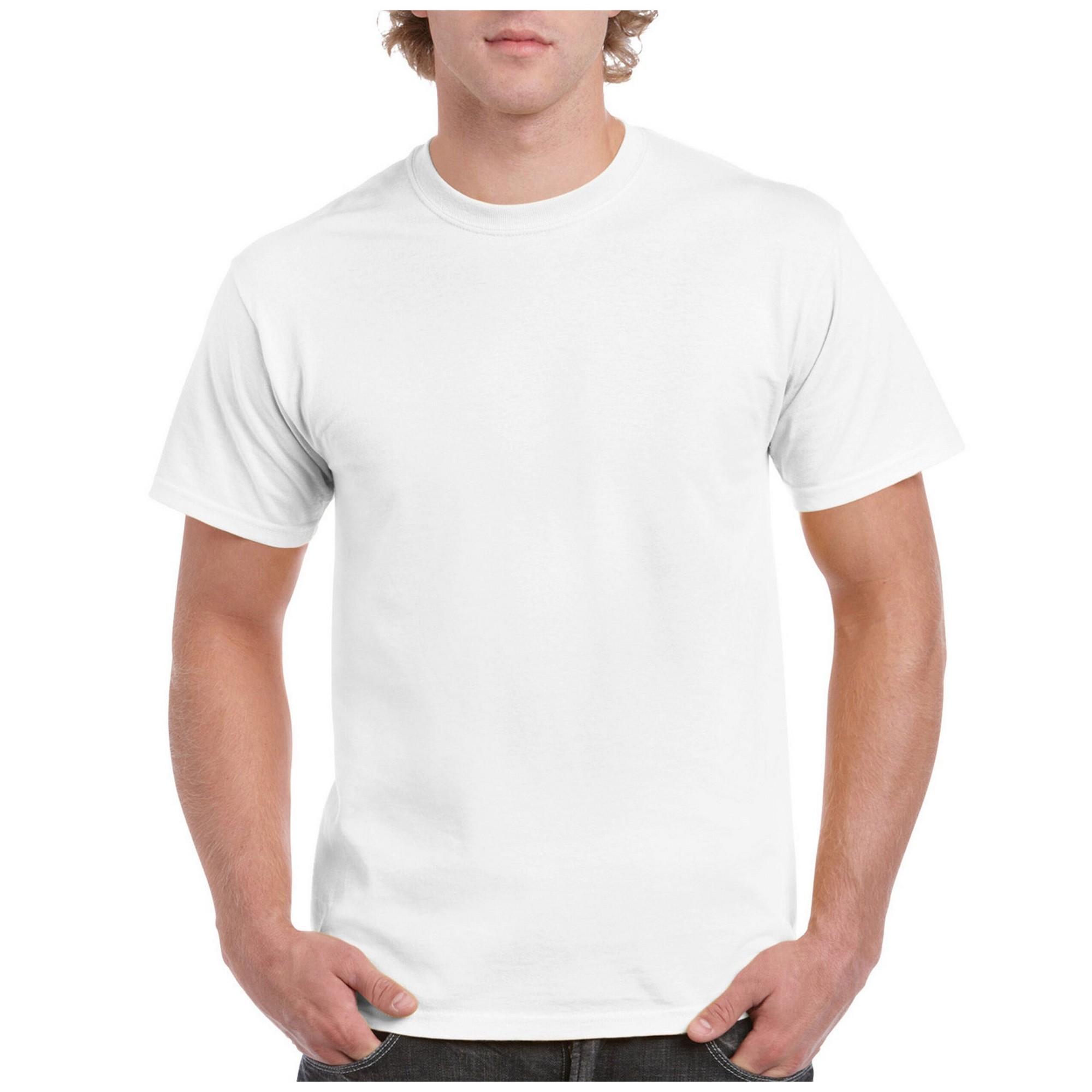 Pertemba FR - Apparel Gildan Hammer heren zwaargewicht T-shirt 3XL wit