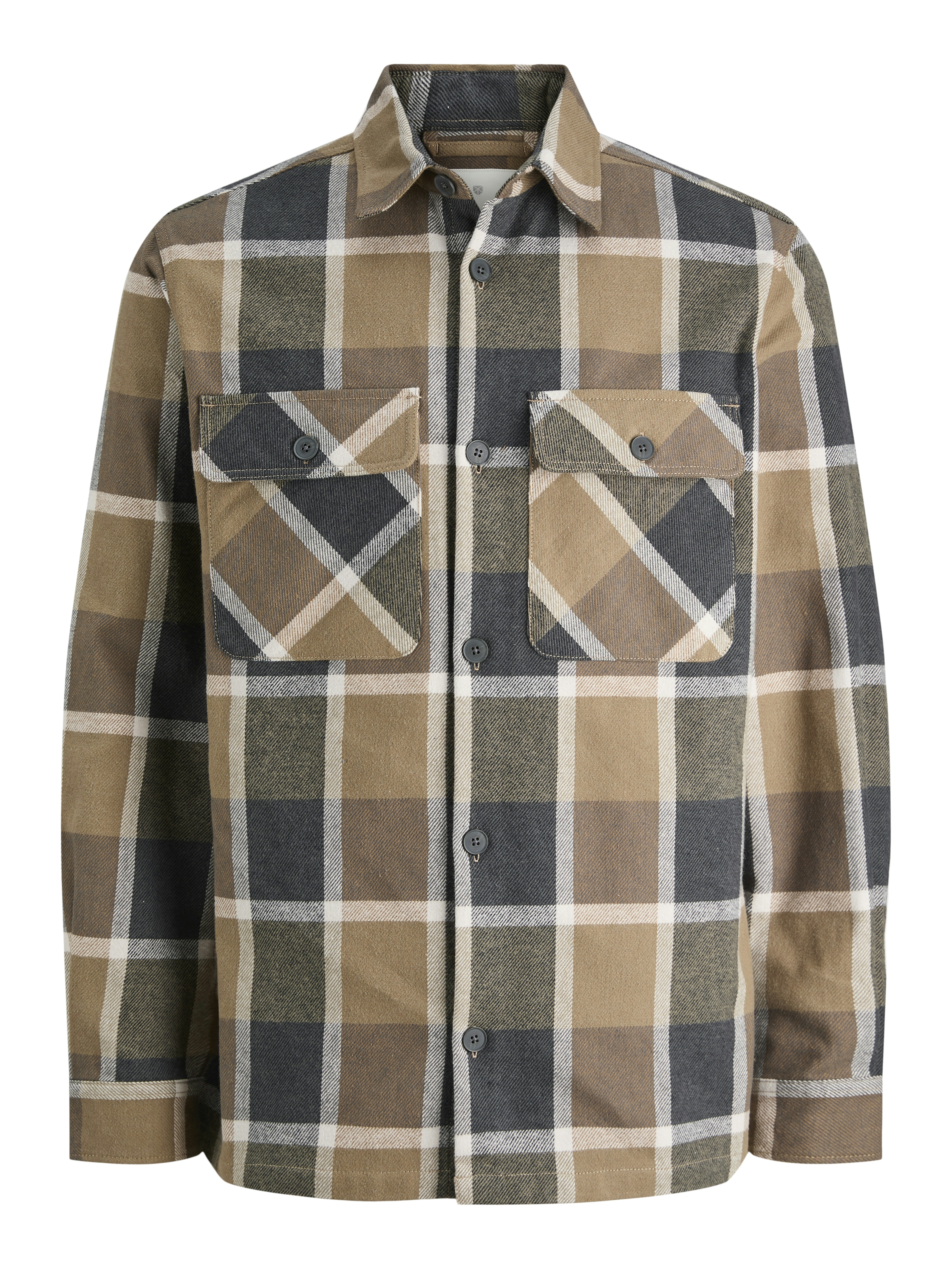 Jack & Jones Overhemd met lange mouwen JPRRAYLE MELANGE CHECK L/S OVERSHIRT SN