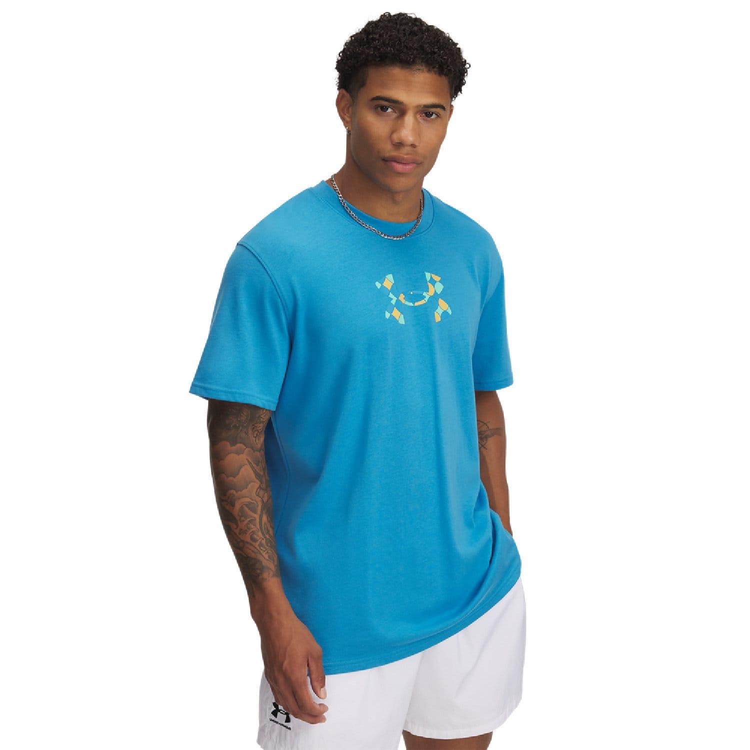 Under Armour Mens Heavyweight Holiday T-Shirt M blauw