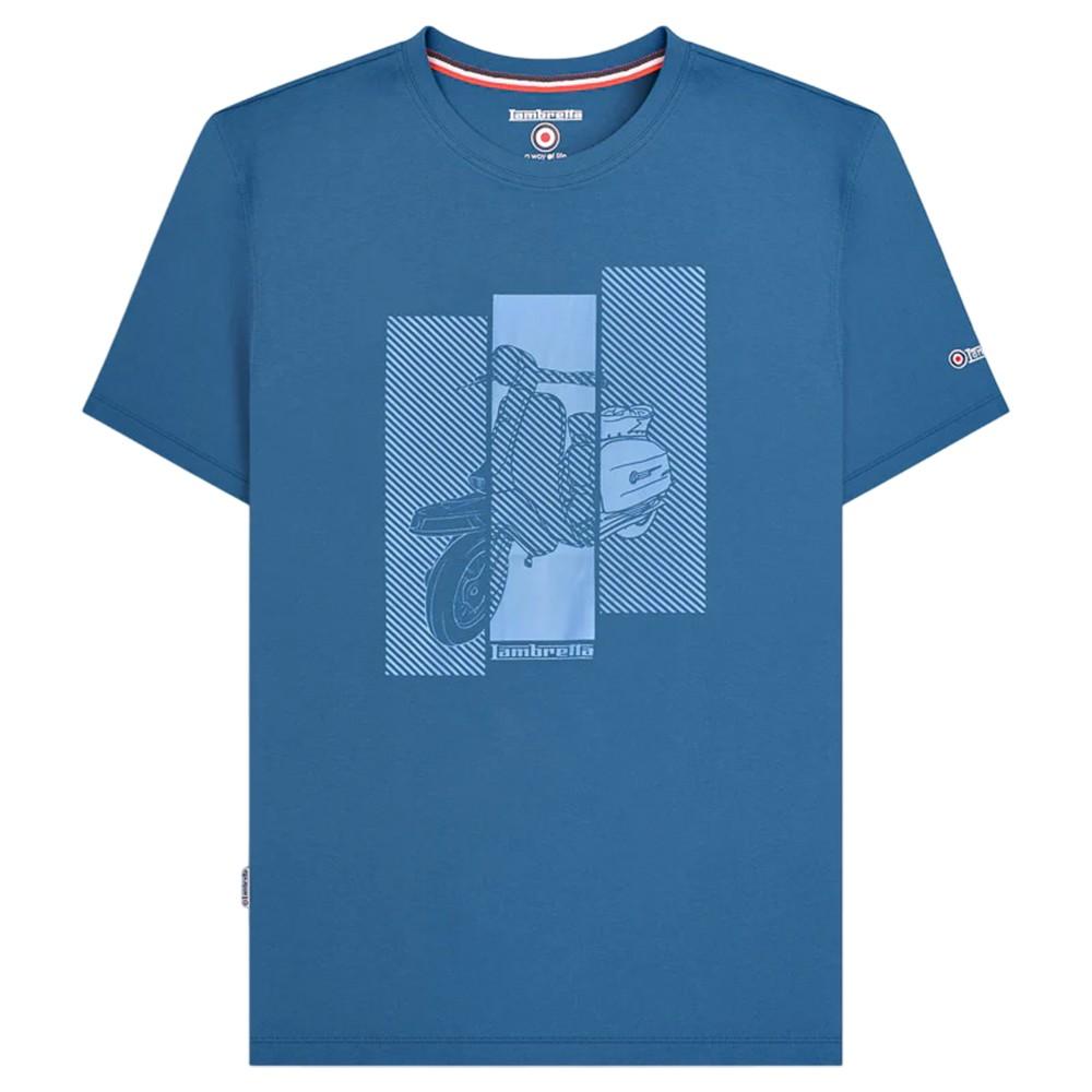 Lambretta Mens Scooter T-Shirt S donkerblauwe kleur