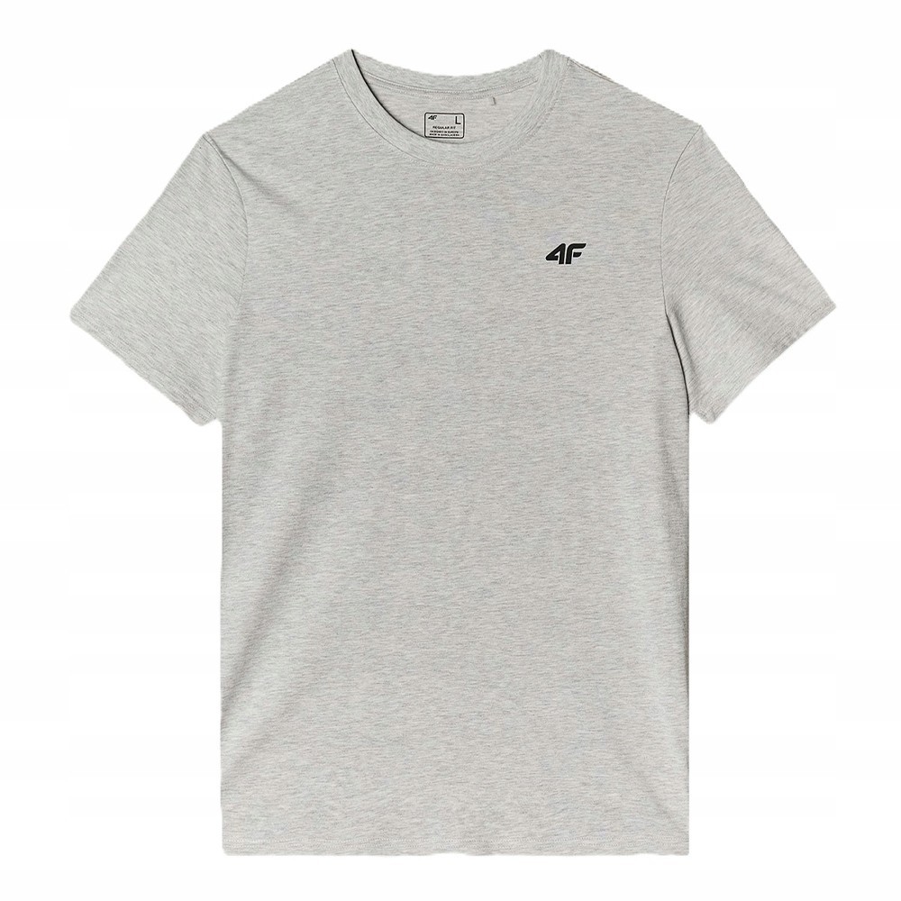 4F Effen normaal t-shirt heren