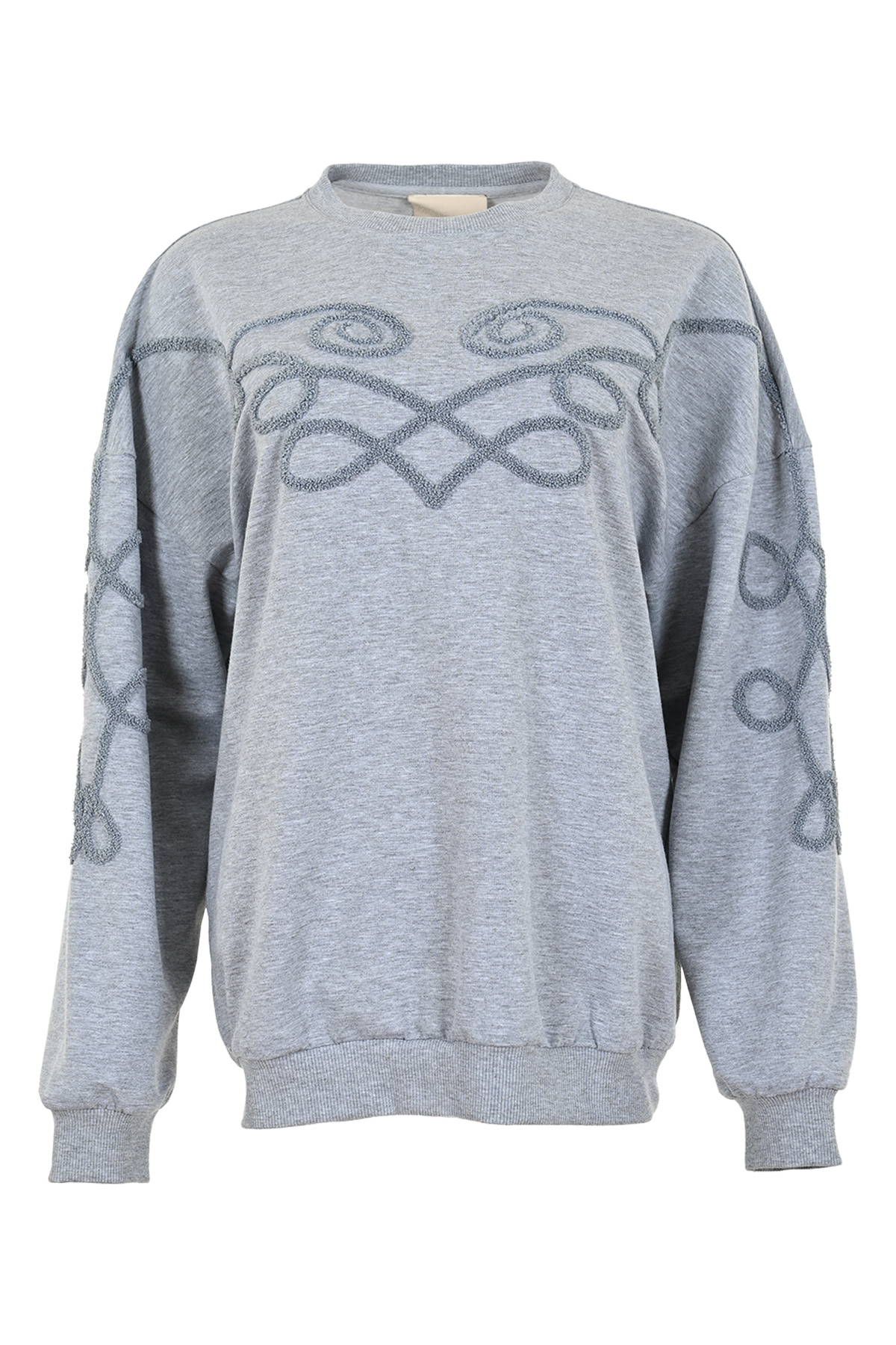 Maicazz Fa25.80.604 pleun sweater grey