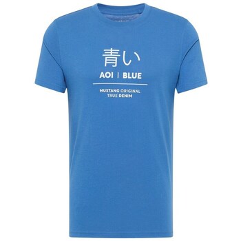Mustang T-shirt Korte Mouw  Alex C Print