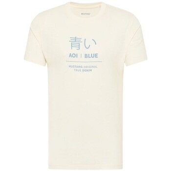 Mustang T-shirt Korte Mouw  Alex C Print