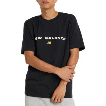 New Balance T-shirt Korte Mouw  MT51506BK